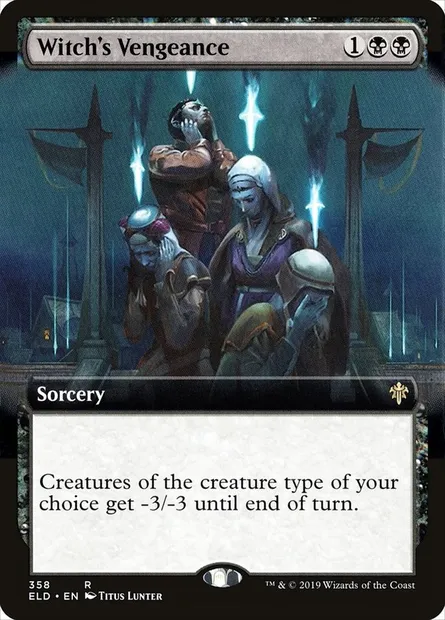 Witch's Vengeance, Magic card ELD 358 — Throne of Eldraine set