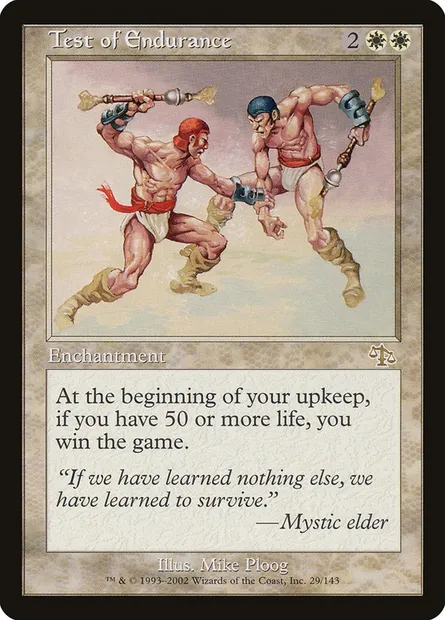 Test d'endurance, carte Magic JUD 29 — extension Jugement