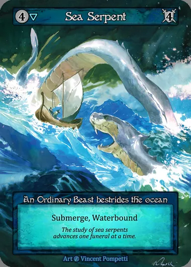 Sea Serpent, Sorcery card BET 147 — Beta set