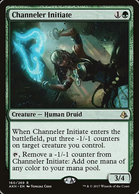 Channeler Initiate, Magic card AKH 160 — Amonkhet set