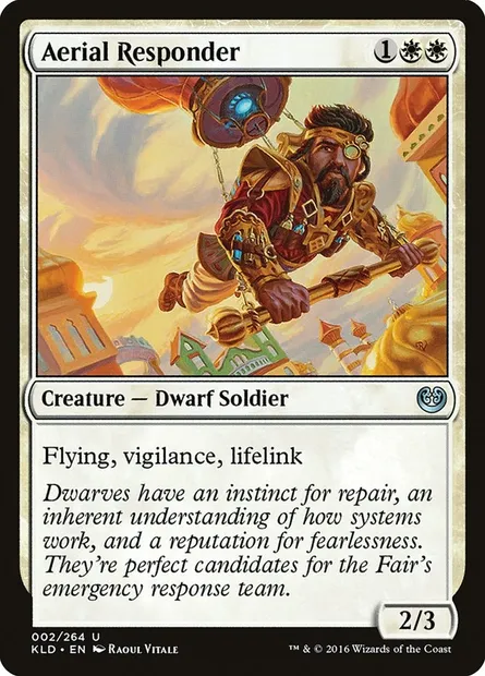 Aerial Responder, Magic card KLD 2 — Kaladesh set