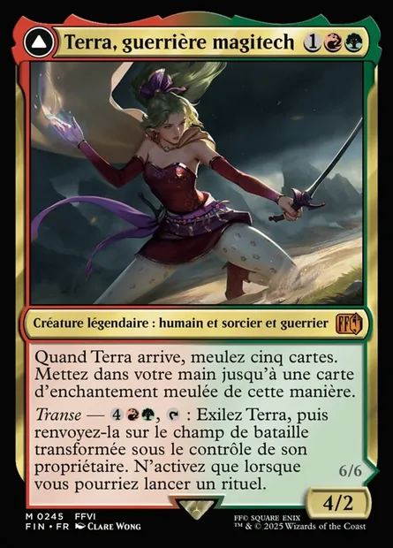 Terra, Magical Adept // Esper Terra, carte Magic FIN 245 — extension Final Fantasy