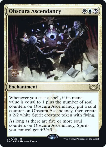 Obscura Ascendancy, Magic card PSNC 207s — Streets of New Capenna Promos set