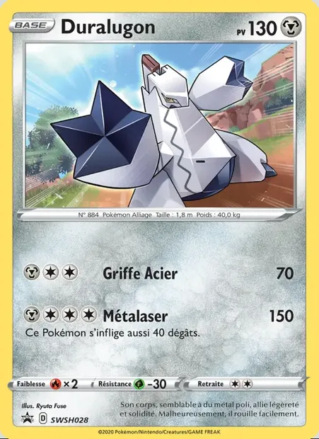 Duralugon, carte Pokémon SWSH 028 — extension Promo SWSH