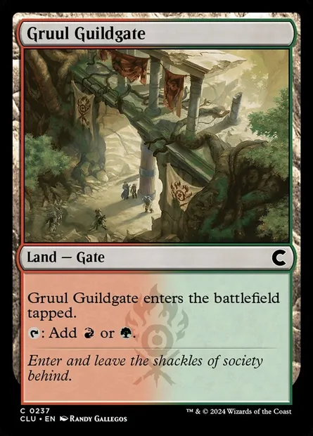 Gruul Guildgate, Magic card CLU 237 — Ravnica: Clue Edition set