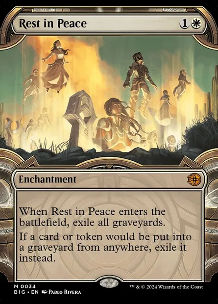 Rest in Peace, Magic card BIG 34 — The Big Score set