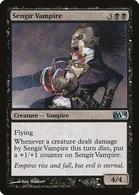 Sengir Vampire, Magic card M14 113 — Magic 2014 set