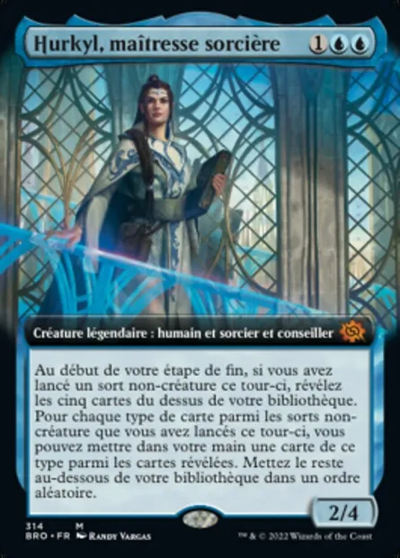 Hurkyl, maîtresse sorcière, carte Magic BRO 314 — extension La Guerre Fratricide