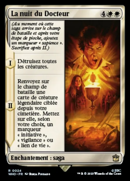 La nuit du Docteur, carte Magic WHO 24 — extension Doctor Who