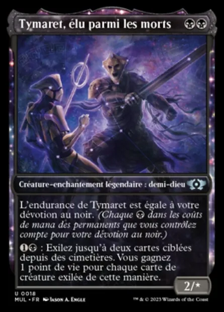 Tymaret, élu parmi les morts, carte Magic MUL 18 — extension Multiverse Legends