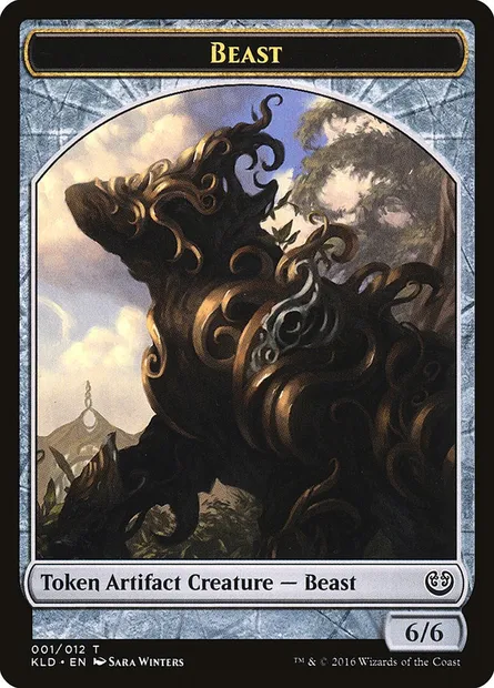 Beast, Magic card TKLD 1 — Kaladesh Tokens set