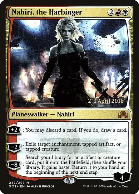 Nahiri, the Harbinger, Magic card PSOI 247s — Shadows over Innistrad Promos set