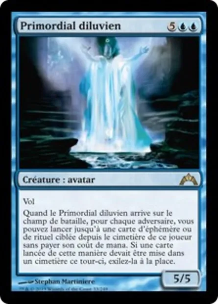 Primordial diluvien, carte Magic GTC 33 — extension Insurrection