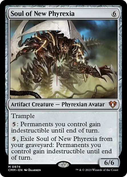 Soul of New Phyrexia, Magic card CMM 974 — Commander Masters set