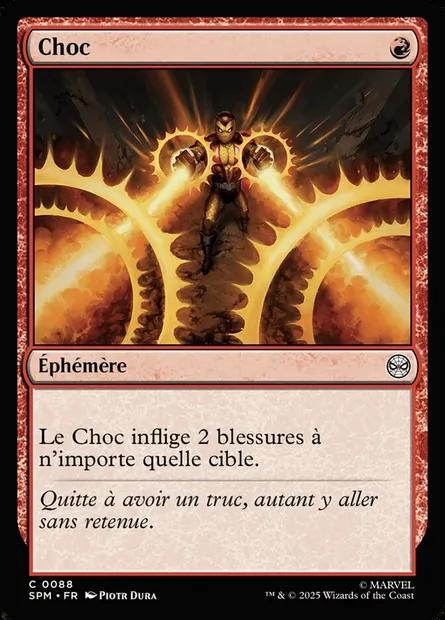 Choc, carte Magic SPM 88 — extension Marvel's Spider-Man