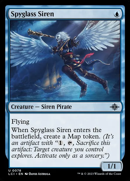 Spyglass Siren, Magic card LCI 78 — The Lost Caverns of Ixalan set