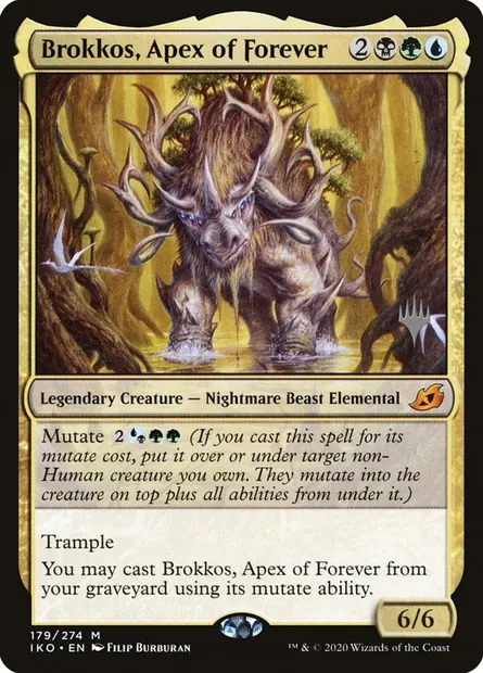 Brokkos, Zénith de l'éternité, carte Magic PIKO 179p — extension Ikoria: Lair of Behemoths Promos