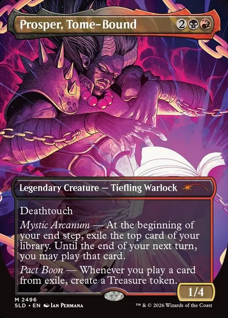 Prosper, Tome-Bound, Magic card SLD 2496 — Secret Lair Drop set