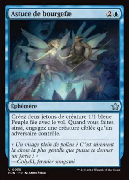 Astuce de bourgefae, carte Magic FDN 38 — extension Foundations