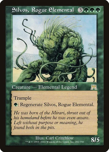 Silvos, Rogue Elemental, Magic card ONS 282 — Onslaught set