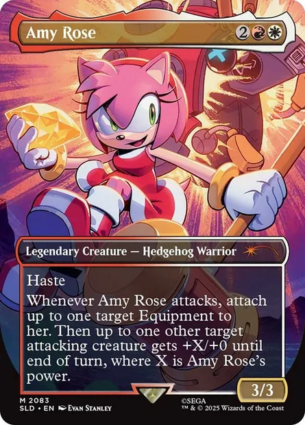 Amy Rose, Magic card SLD 2083 — Secret Lair Drop set