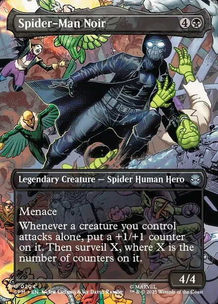 Spider-Man Noir, Magic card SPM 204 — Marvel's Spider-Man set