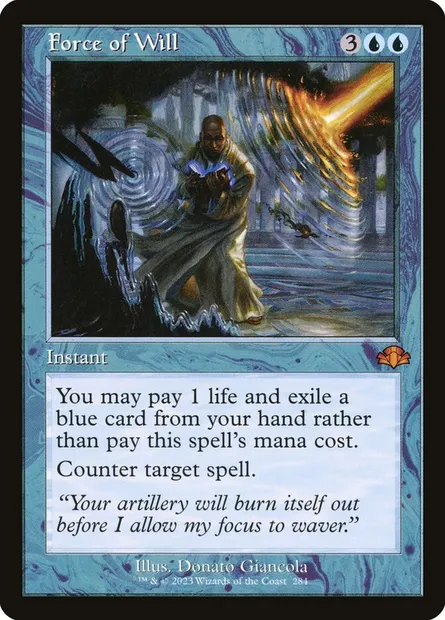 Force of Will, Magic card DMR 284 — Dominaria Remastered set