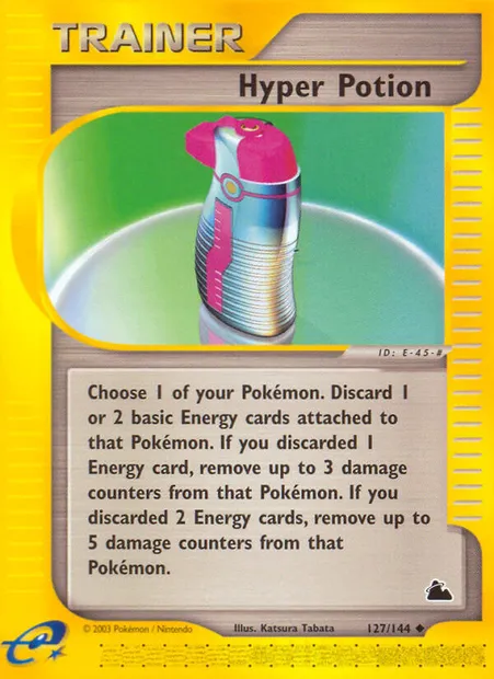 Hyper Potion, Pokémon card SK 127 — Skyridge set