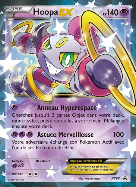 Hoopa EX, carte Pokémon XY 85 — extension Promo XY