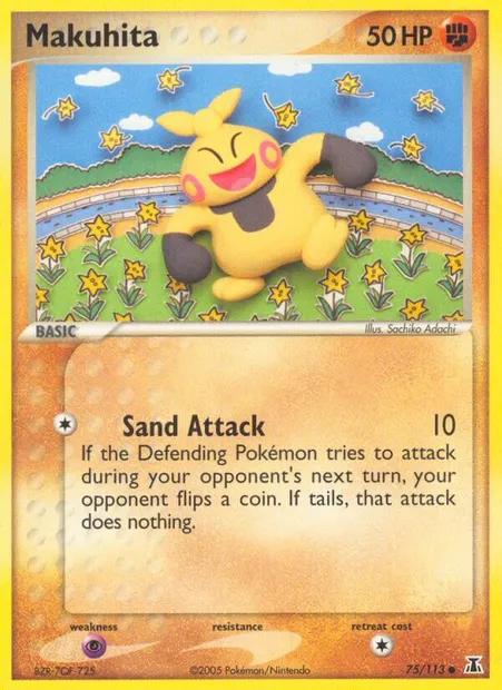 Makuhita, Pokémon card DS 75 — Delta Species set