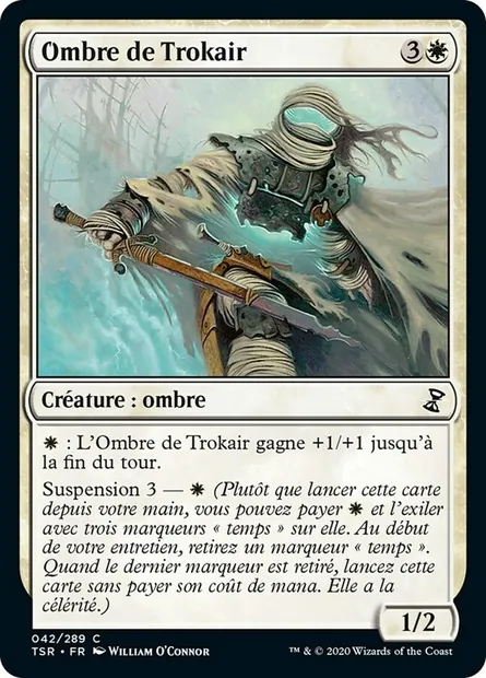 Ombre de Trokair, carte Magic TSR 42 — extension Spirale Temporelle Remastered