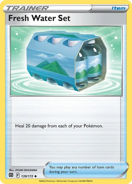 Fresh Water Set, Pokémon card BRS 139 — Brilliant Stars set