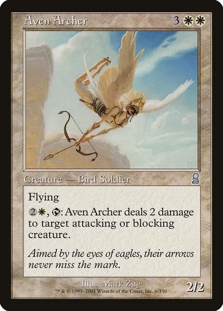 Aven Archer, Magic card ODY 6 — Odyssey set