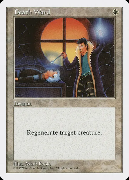 Death Ward, Magic card 5ED 25 — Fifth Edition set