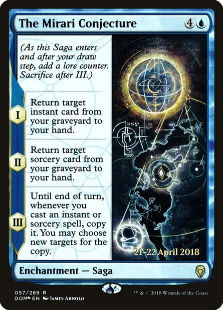 The Mirari Conjecture, Magic card PDOM 57s — Dominaria Promos set