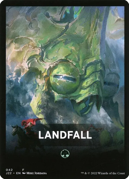 Landfall, Magic card FJ22 42 — Jumpstart 2022 Front Cards set