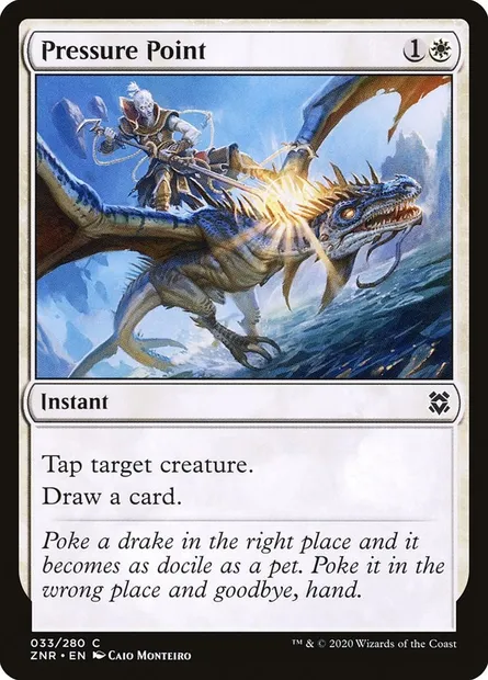 Pressure Point, Magic card ZNR 33 — Zendikar Rising set