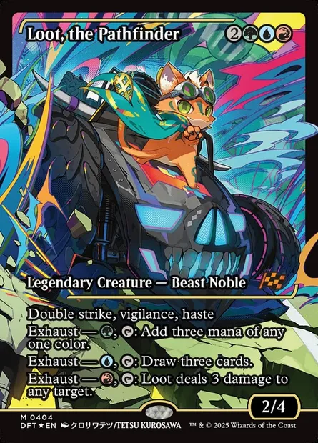Loot, the Pathfinder, Magic card DFT 404 — Aetherdrift set