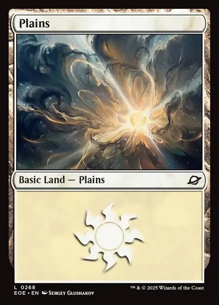 Plains, Magic card EOE 268 — Edge of Eternities set