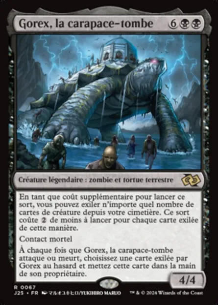 Gorex, la carapace-tombe, carte Magic J25 67 — extension Foundations Jumpstart