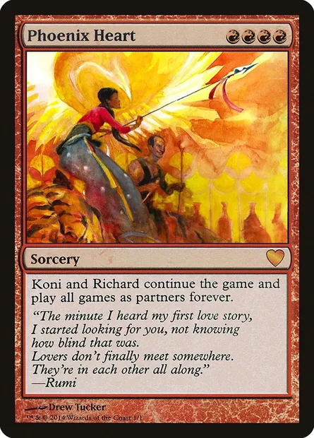 Phoenix Heart, Magic card PCEL 7 — Celebration Cards set