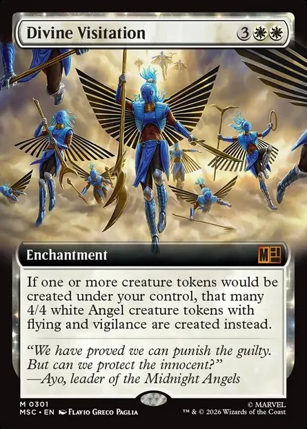 Divine Visitation, Magic card MSC 301 — Marvel Super Heroes Commander set
