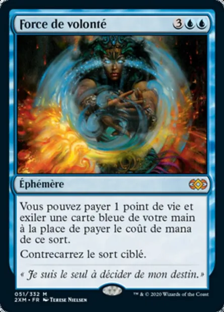 Force de volonté, carte Magic 2XM 51 — extension Double Masters
