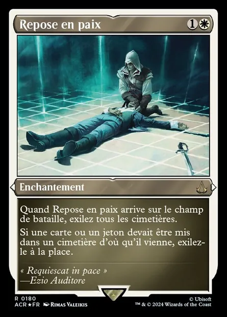 Repose en paix, carte Magic ACR 180 — extension Assassin's Creed