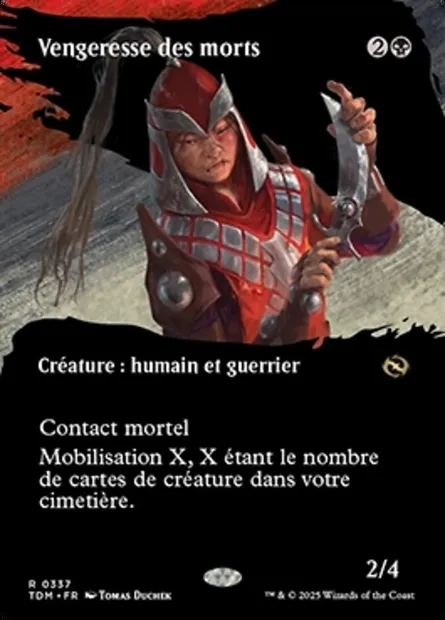 Vengeresse des morts, carte Magic TDM 337 — extension Tarkir: Dragonstorm