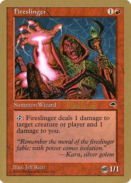 Pyrofrondeur, carte Magic WC99 mlp173sb — extension World Championship Decks 1999