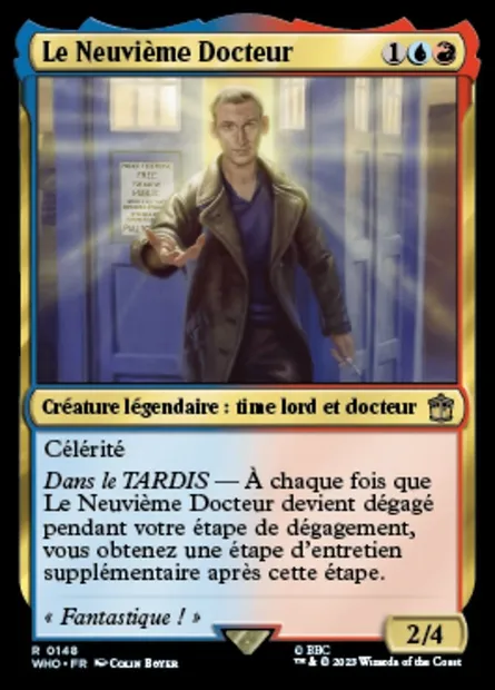 Le Neuvième Docteur, carte Magic WHO 148 — extension Doctor Who
