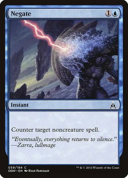 Negate, Magic card OGW 59 — Oath of the Gatewatch set
