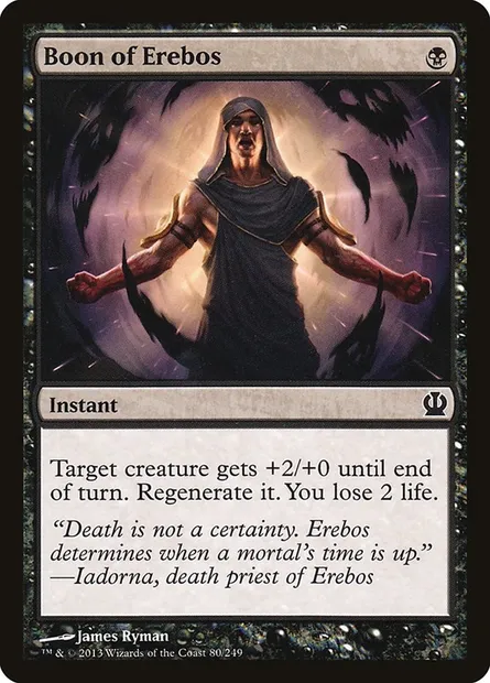 Boon of Erebos, Magic card THS 80 — Theros set