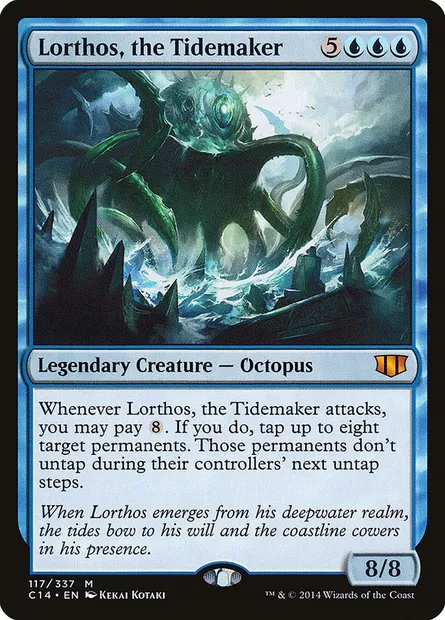 Lorthos, the Tidemaker, Magic card C14 117 — Commander 2014 set